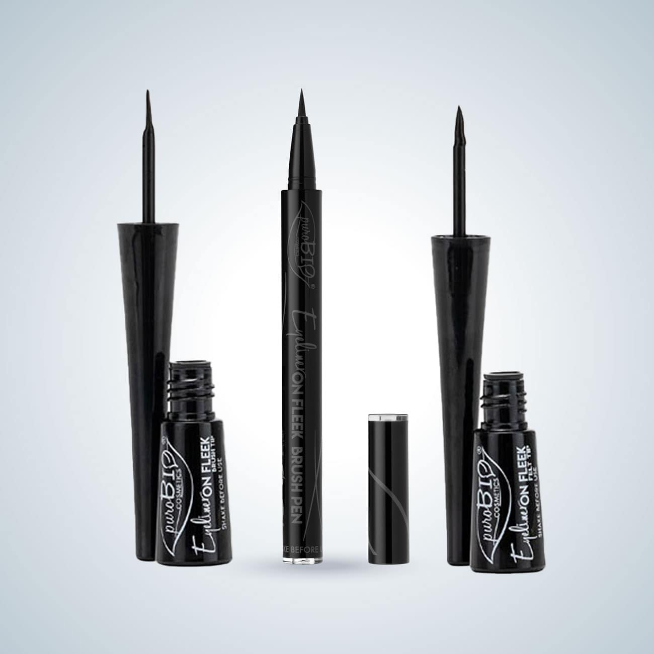 Eyeliner noir Bio en stylo, pointe feutre ou pinceau