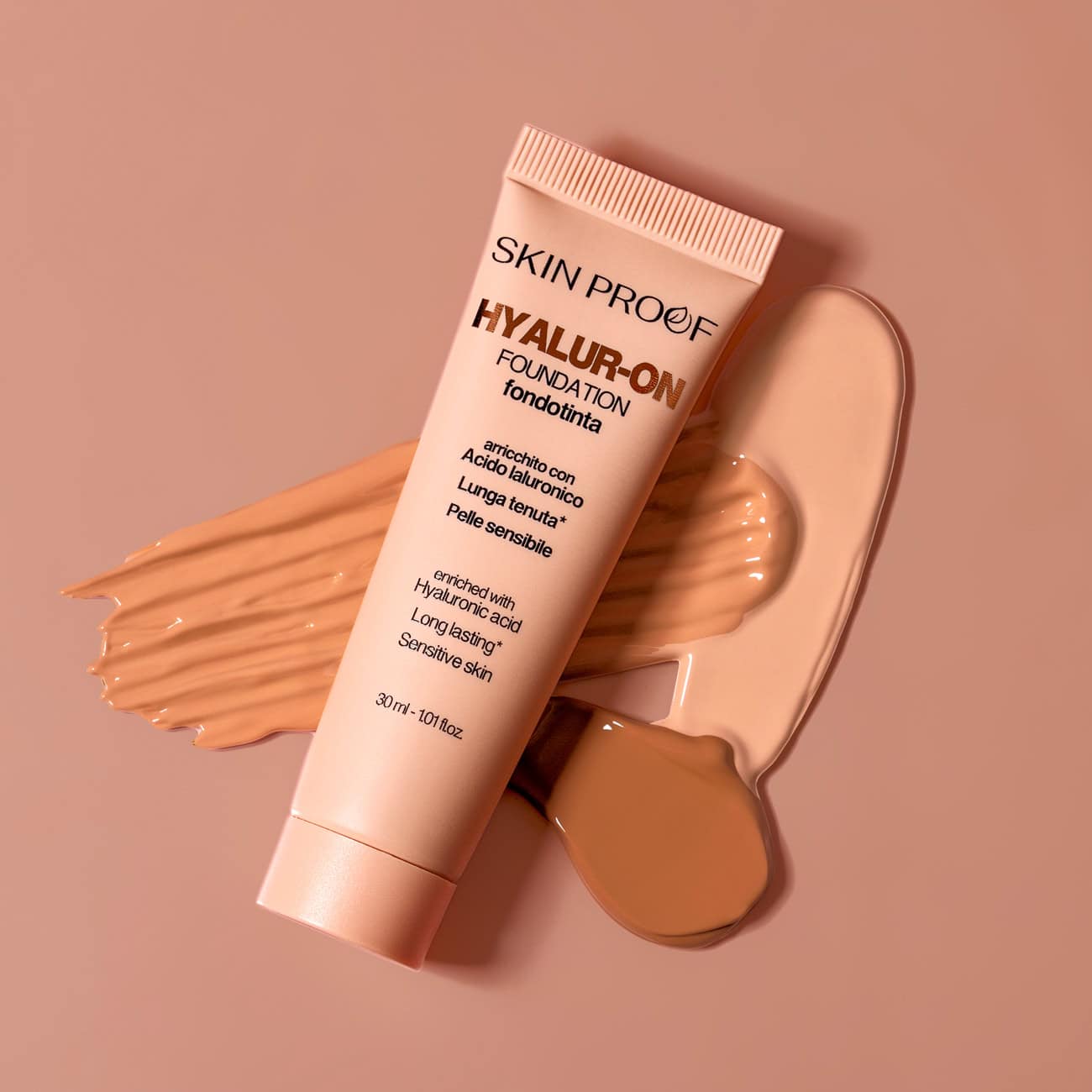 Fond de teint acide hyaluronique