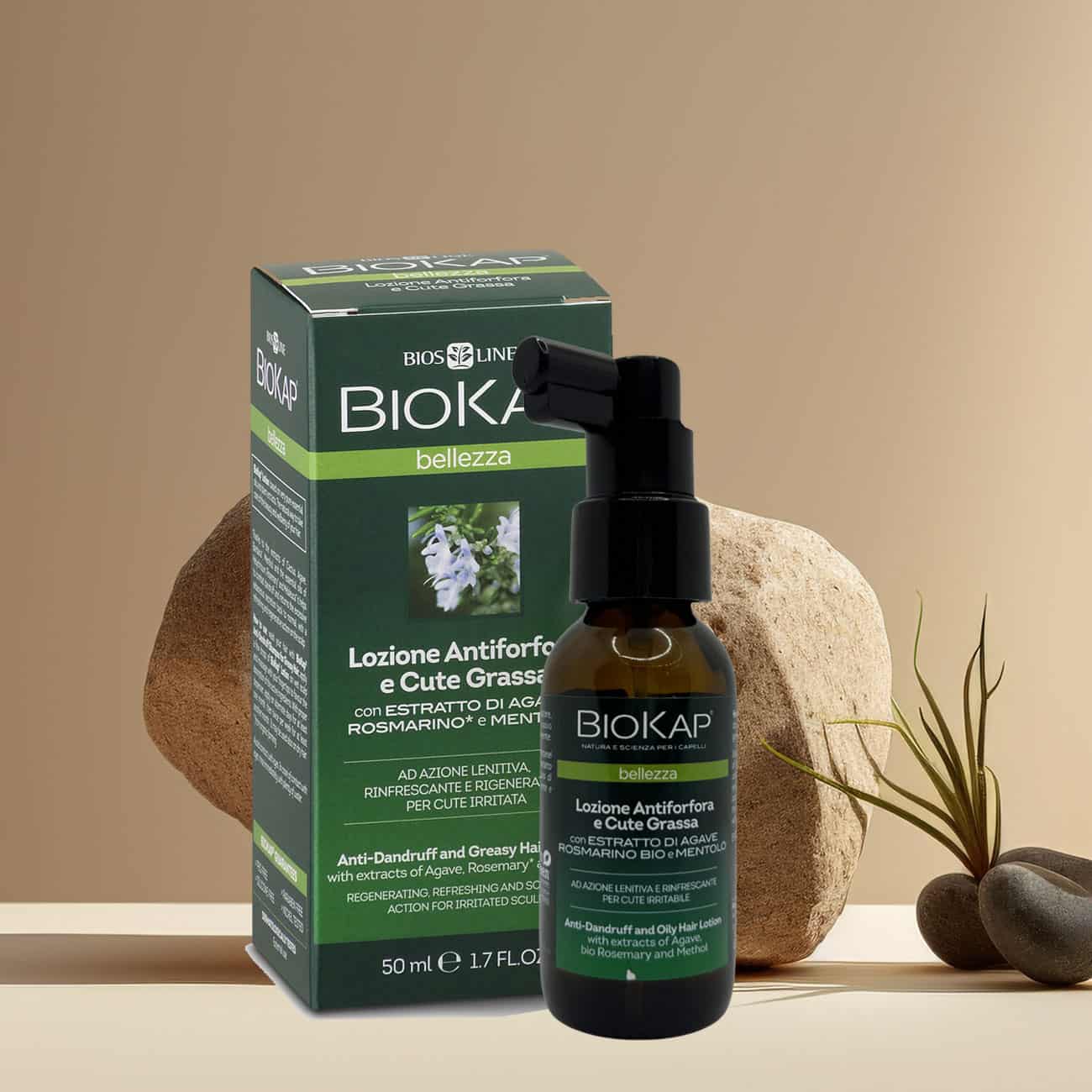 Lotion anti-pelliculaire cheveux gras Biokap
