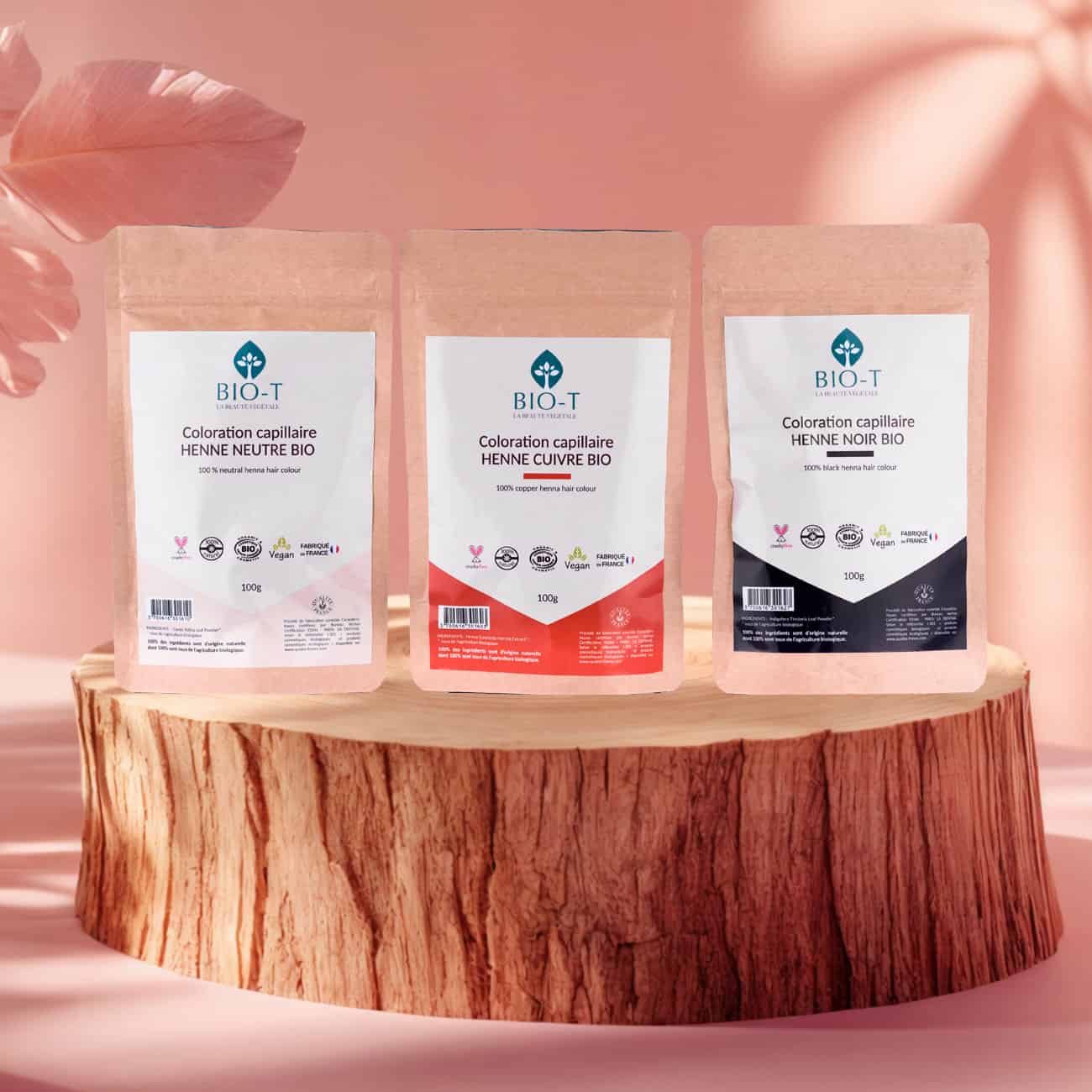 Henné Bio de la marque Bio-T