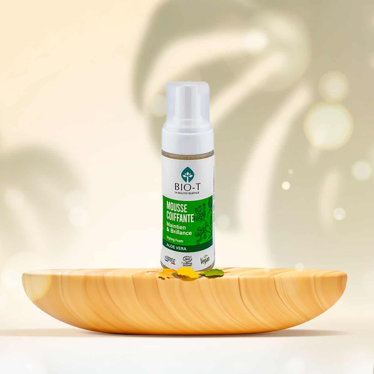 La mousse coiffante Bio de la marque Bio-T
