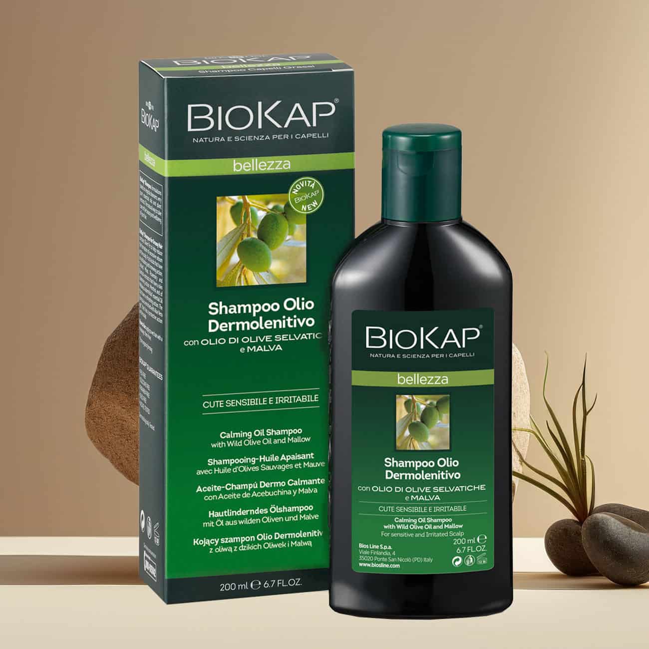 Shampooing huile naturel apaisant Biokap