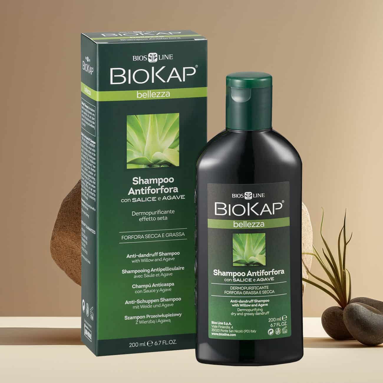 Shampooing naturel anti-pellicualire Biokap