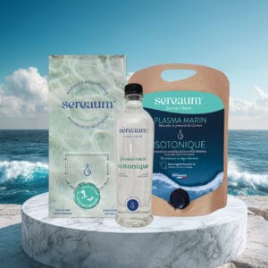 Plasma marin Sereaum, filtré selon le protocole de Quinton