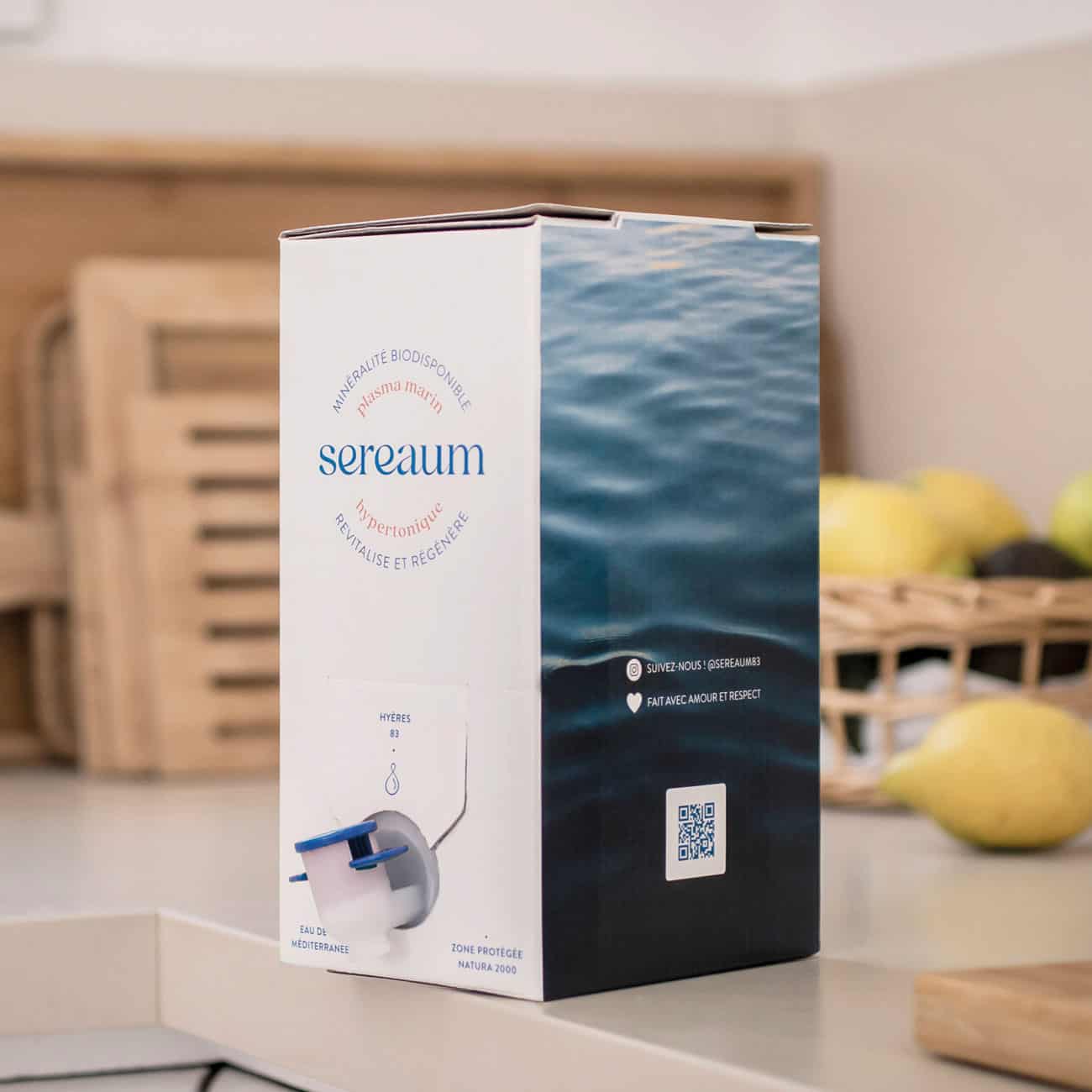 Plasma marin Sereaum, filtré selon le protocole de Quinton